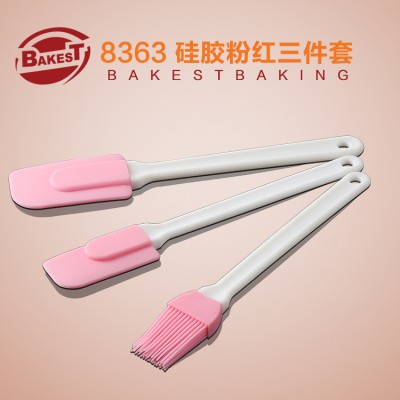 Bakest 8363  low price high quality  pink silicone three pieces set