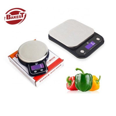 Bakest new style 5/10kg stainless steel weighing electronic digital kitchen scale